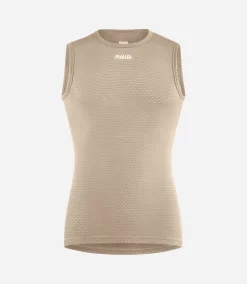 Base Layer Sleeveless Beige