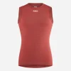 Base Layer Sleeveless Dark Red