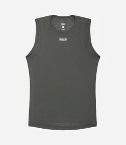 Base Layer Sleeveless Dark Grey