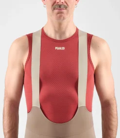 Base Layer Sleeveless Dark Red