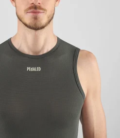 Base Layer Sleeveless Dark Grey
