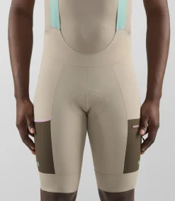 Bib Shorts Beige