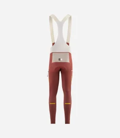 Cargo Bib Tights Dark Red