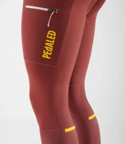 Cargo Bib Tights Dark Red