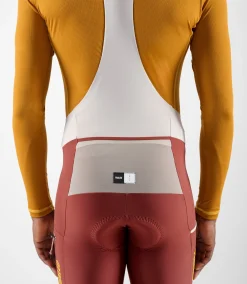 Cargo Bib Tights Dark Red