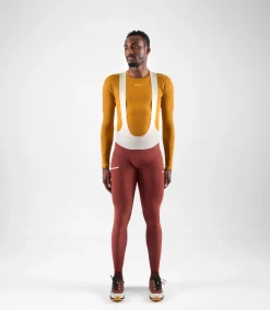 Cargo Bib Tights Dark Red