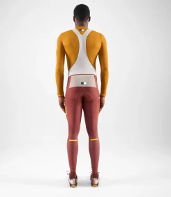 Cargo Bib Tights Dark Red