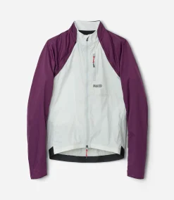 Detachable Sleeve Jacket Purple