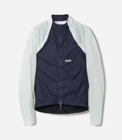 Detachable Sleeve Jacket Dark Navy