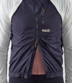 Detachable Sleeve Jacket Dark Navy