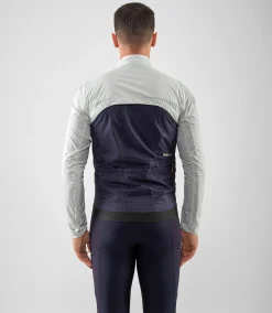 Detachable Sleeve Jacket Dark Navy
