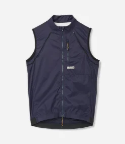 Detachable Sleeve Jacket Dark Navy