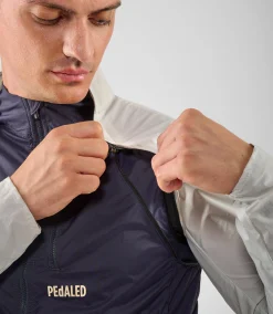 Detachable Sleeve Jacket Dark Navy