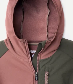 Hooded Jersey Dark Rose