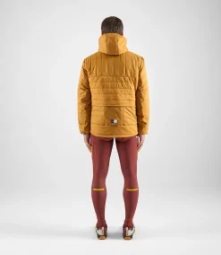 Insulated Hooded Jacket Brown