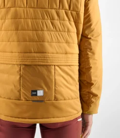 Insulated Hooded Jacket Brown