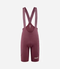 Lightweight Bib Shorts Burgundy