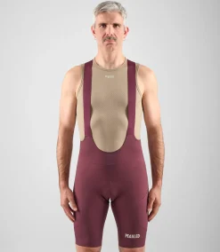 Lightweight Bib Shorts Burgundy
