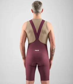 Lightweight Bib Shorts Burgundy