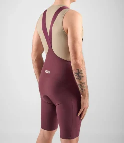 Lightweight Bib Shorts Burgundy