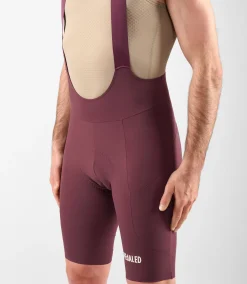 Lightweight Bib Shorts Burgundy