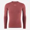 Long Sleeve Base Layer Dark Red