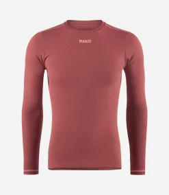 Long Sleeve Base Layer Dark Red