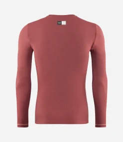 Long Sleeve Base Layer Dark Red