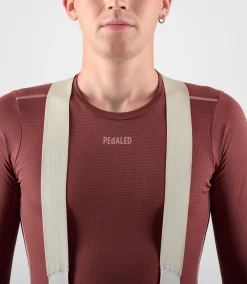 Long Sleeve Base Layer Dark Red