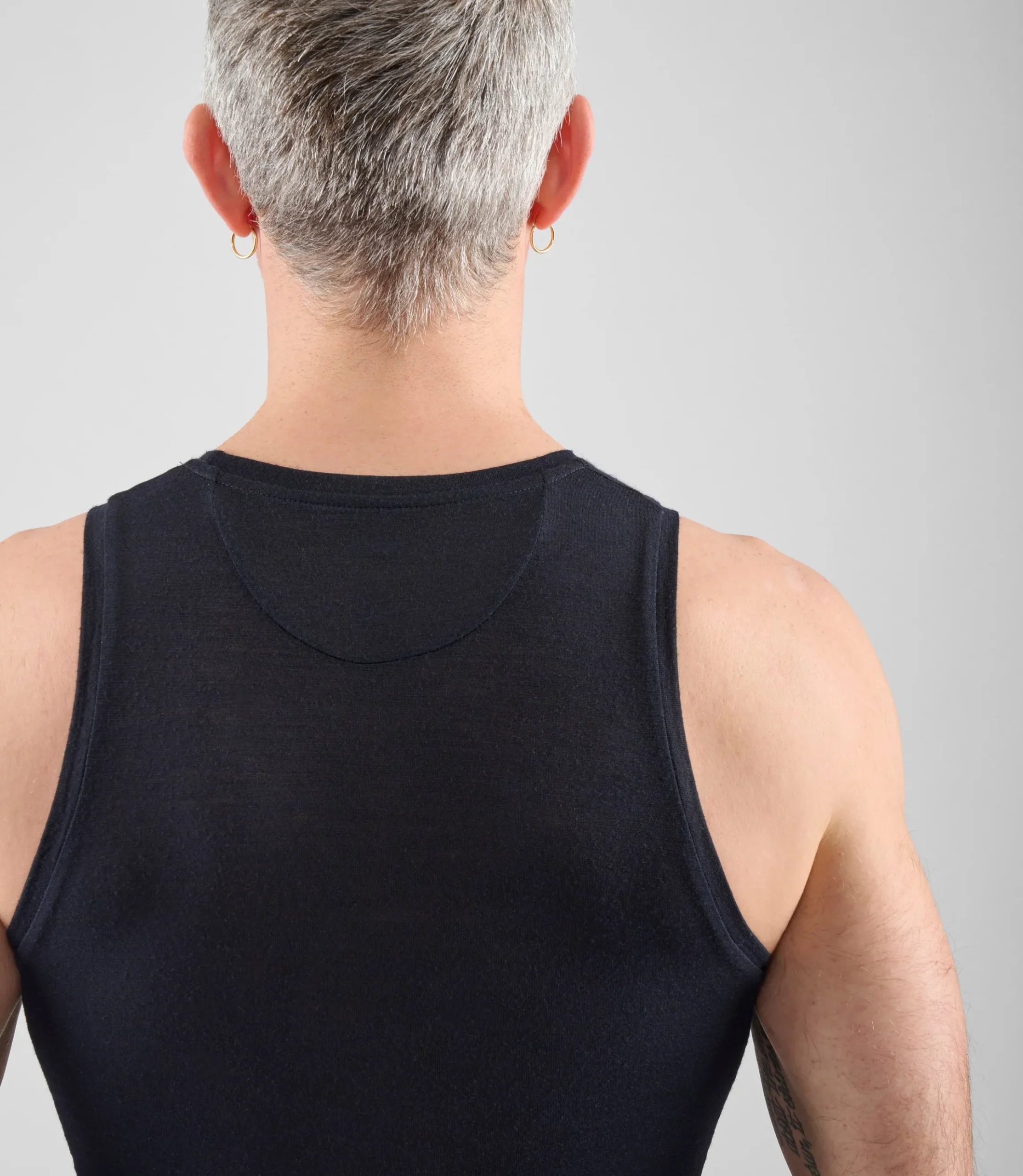 Merino Base Layer Sleeveless Black