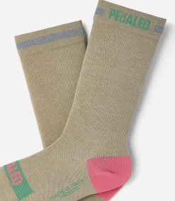 Merino Reflective Socks Beige