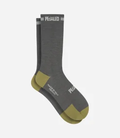 Merino Reflective Socks Dark Grey
