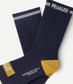 Merino Reflective Socks Dark Navy