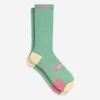Merino Reflective Socks Light Green