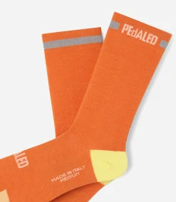 Merino Reflective Socks Orange