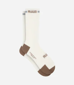 Merino Reflective Socks White
