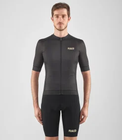 Mesh Jersey Charcoal Gray