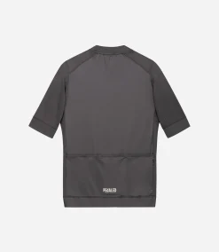 Mesh Jersey Charcoal Gray