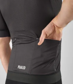 Mesh Jersey Charcoal Gray