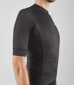 Mesh Jersey Charcoal Gray