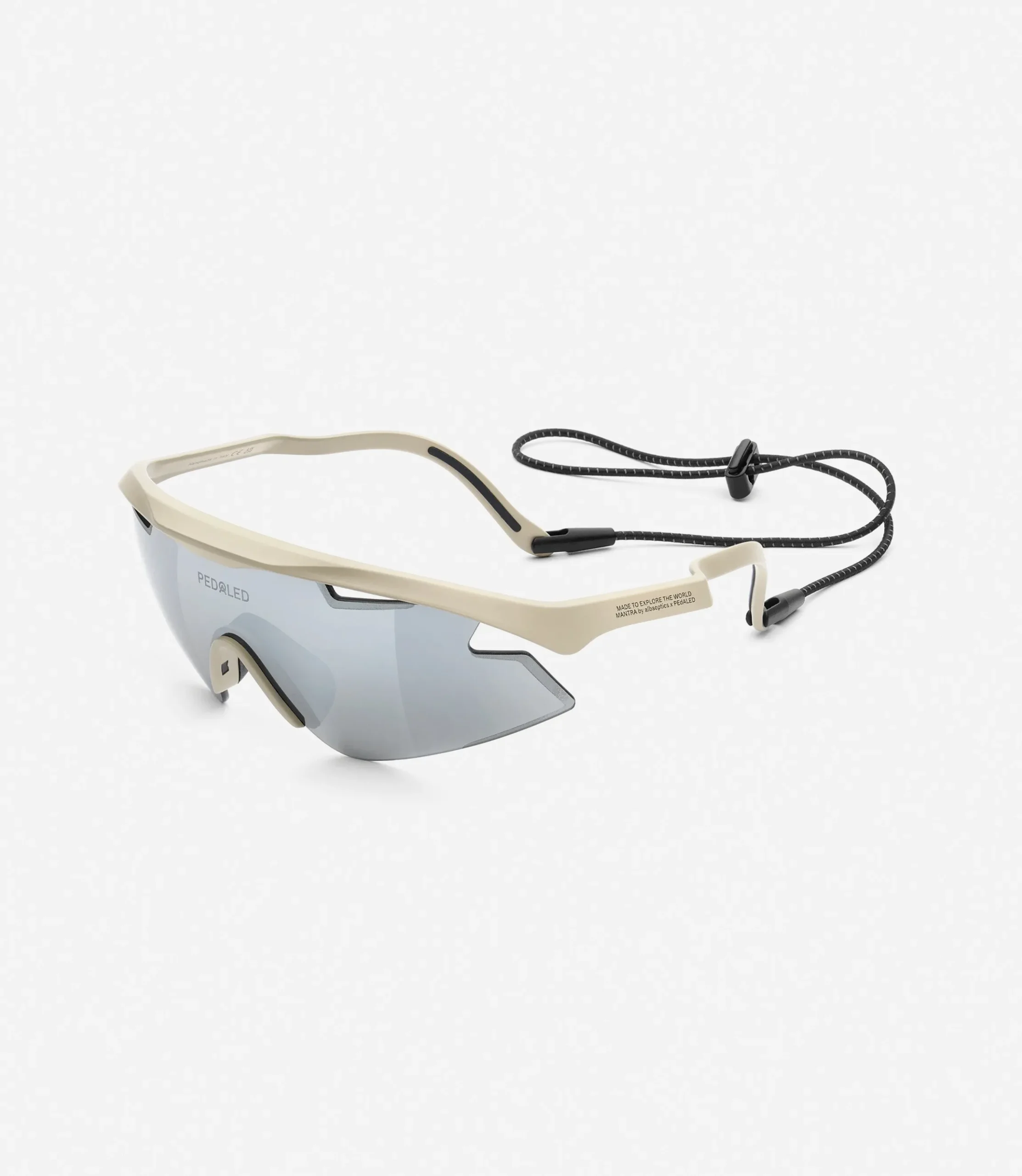 PEdALED x Alba Optics Mantra Sunglasses Light Grey