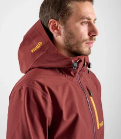 Shell Jacket Dark Red
