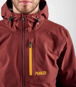 Shell Jacket Dark Red