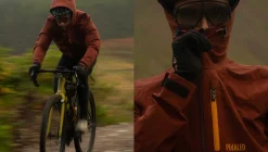 Shell Jacket Dark Red