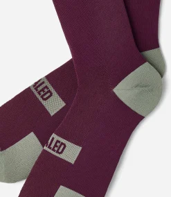 Socks Burgundy