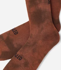 Tie Dye Socks Brown