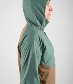 Trail Hooded Anorak Brown