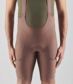 Training Bib Shorts Raisin Purple