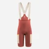 Women's Bib Shorts Dark Red
