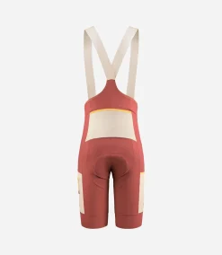 Women's Bib Shorts Dark Red